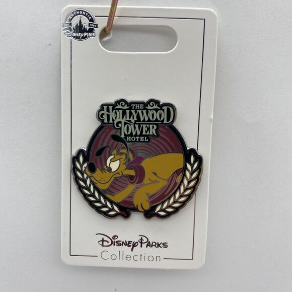 Disney Parks Pin Pluto Hollywood Tower of Terror Hotel Bellhop 2022 Trading Pin - Picture 1 of 4